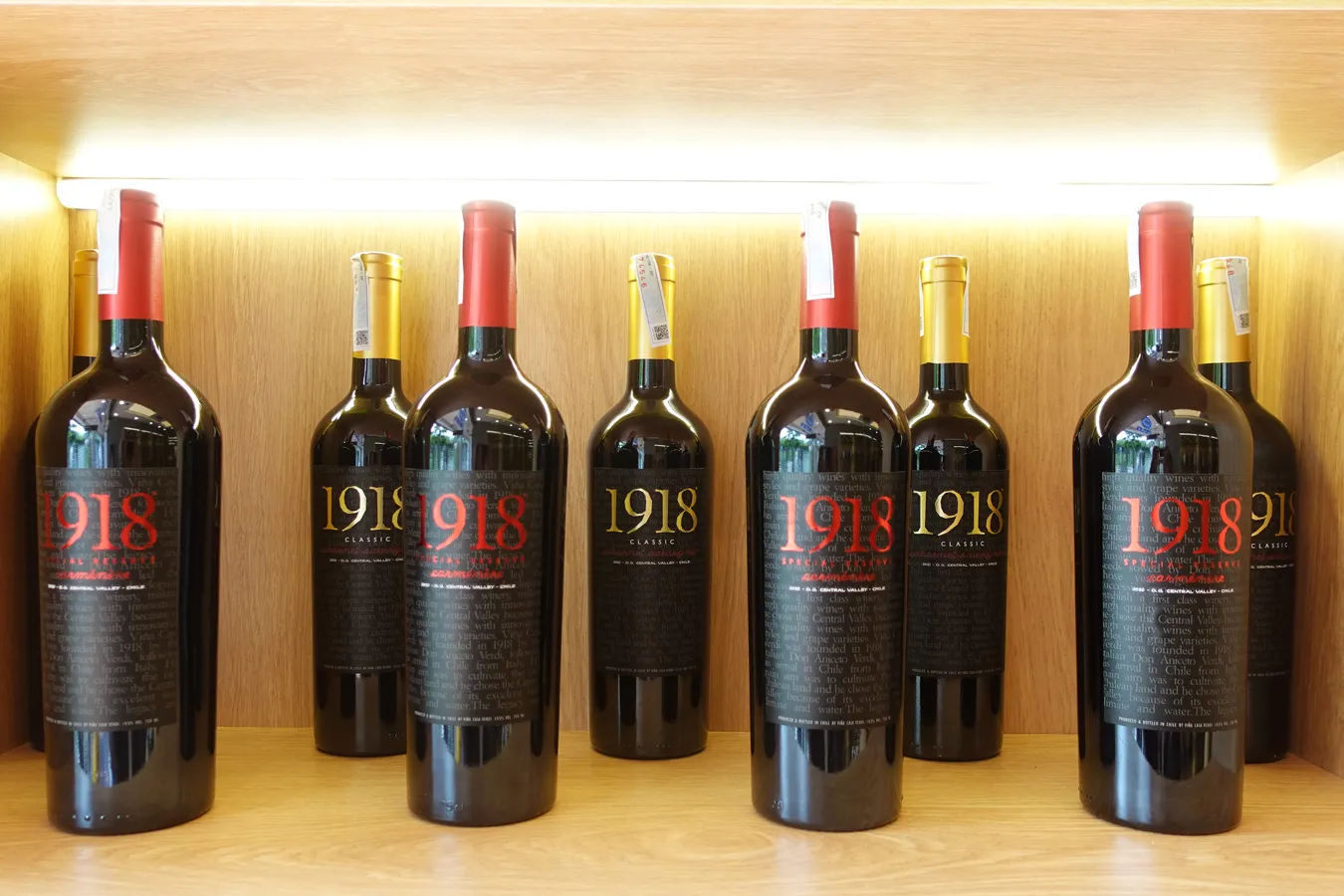 rượu vang tết nhập khẩu 1918 case verdi Chile