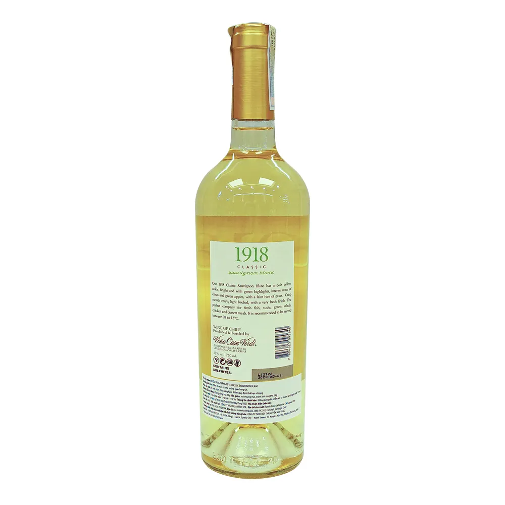 Rượu vang Chile 1918 Classic Sauvignon Blanc