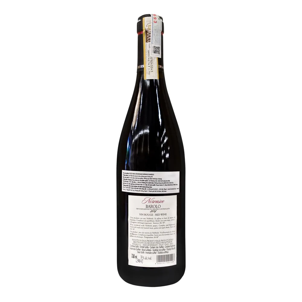 Rượu vang Ý Bersano Nirvasco Barolo DOCG 2 Rượu vang Ý Bersano Nirvasco Barolo DOCG