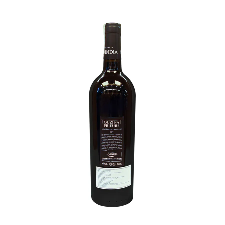 Rượu vang Pháp Château Touzinat Prieure AOP Saint Emilion Grand Cru