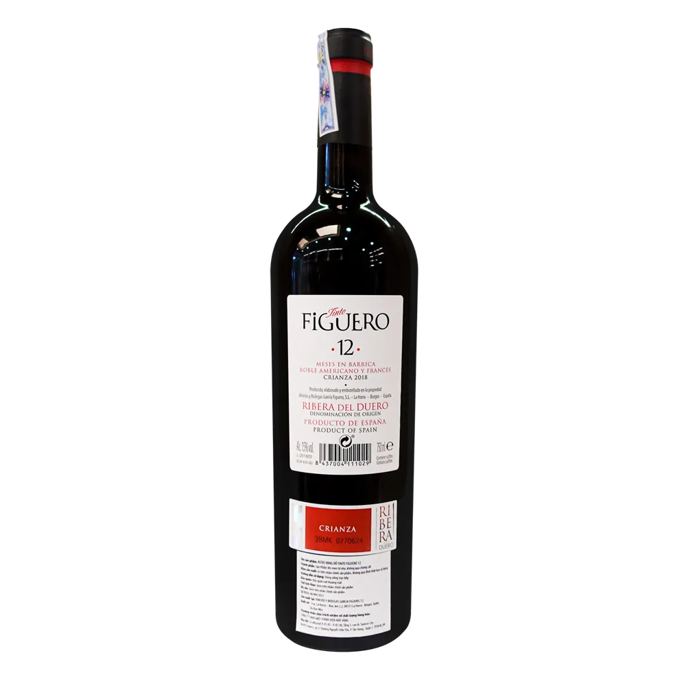 Rượu vang Tây Ban Nha Tinto Figuero 12 Crianza 2 Rượu vang Tây Ban Nha Tinto Figuero 12 Crianza