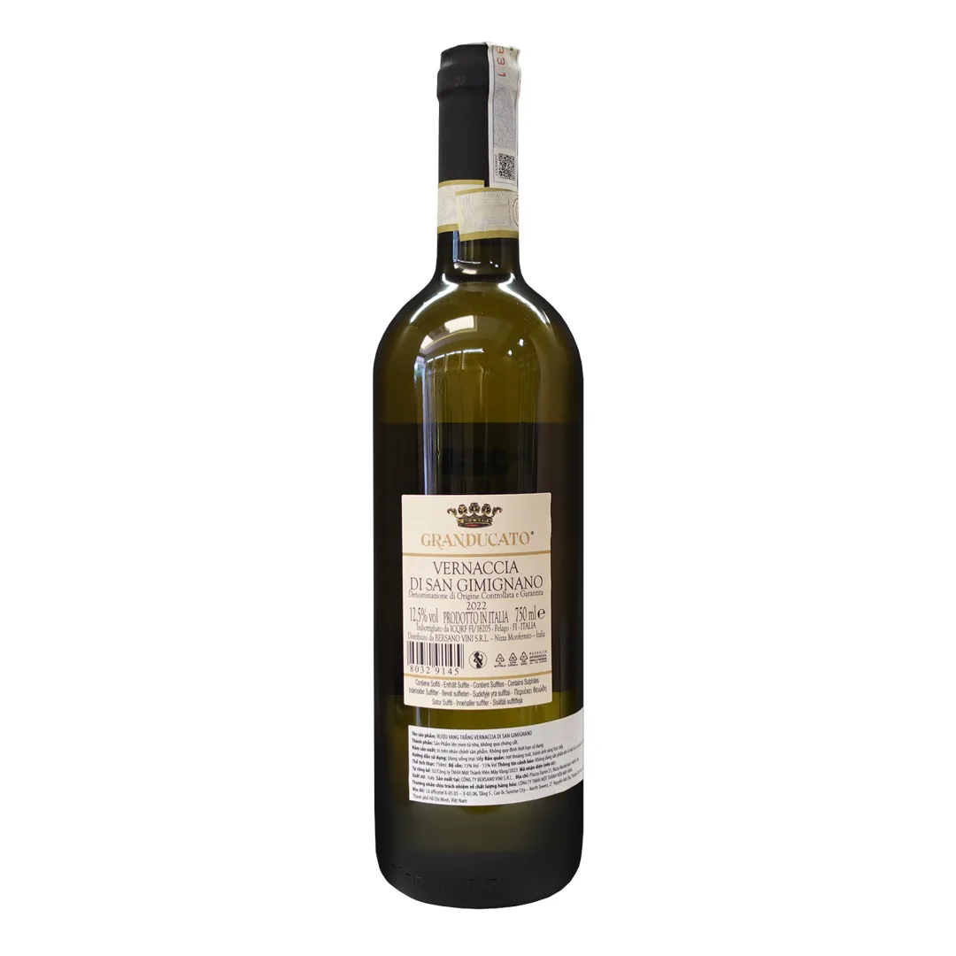 Rượu vang Ý Granducato Vernaccia Di San Gimignano 2 Rượu vang Ý Granducato Vernaccia Di San Gimignano