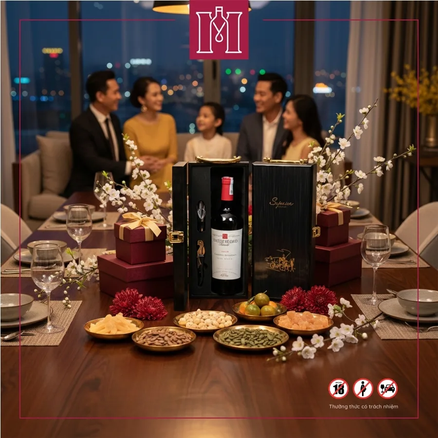 Combo rượu vang Mỹ Rutherford Ranch Napa Valley kèm hộp gỗ sơn mài, có phụ kiện 5 combo rượu vang mỹ nhập khẩu chính hãng kèm hộp sơn mài có phụ kiện