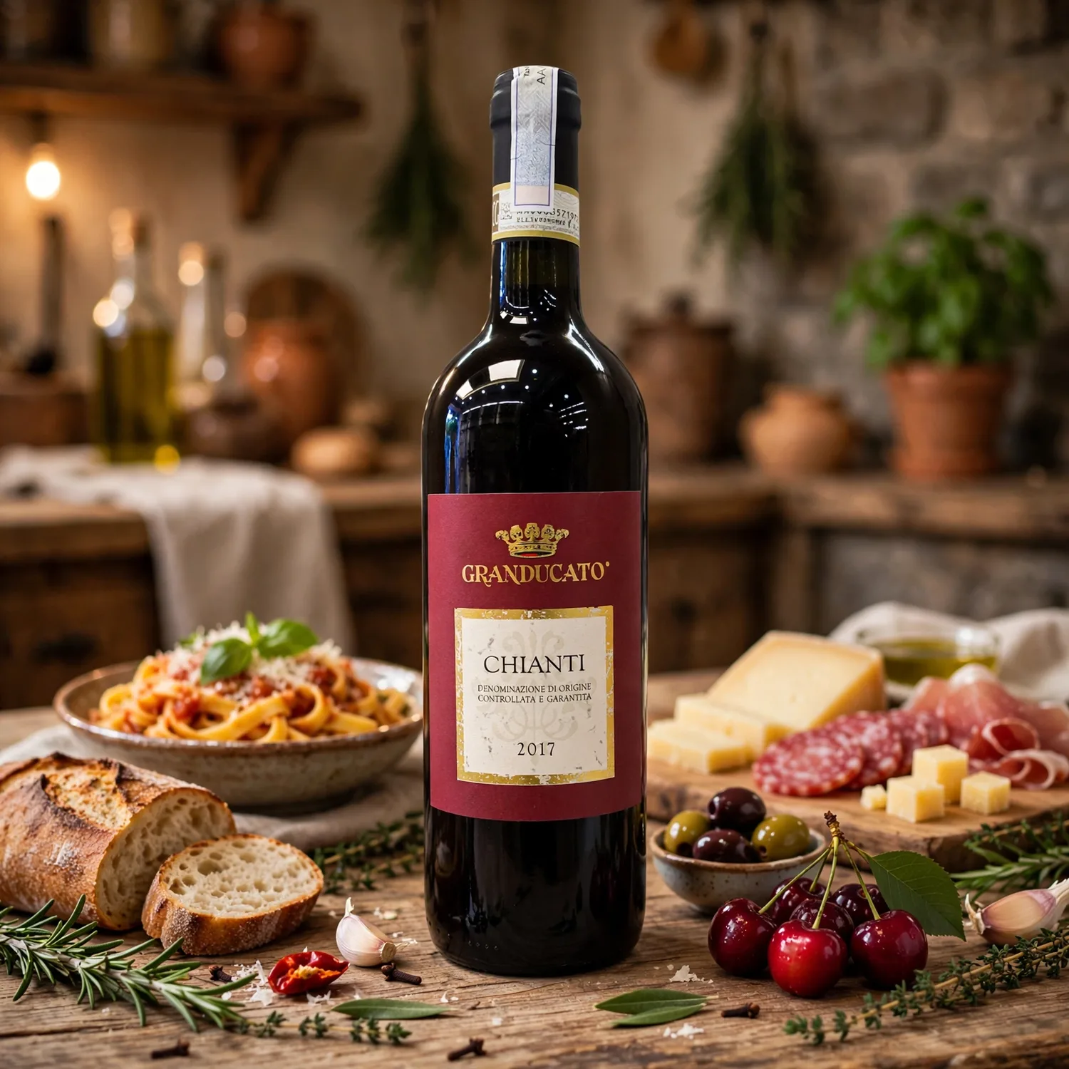 Rượu Vang Đỏ Granducato Chianti: Tinh Hoa Vang Đỏ Tuscany 21 Granducato Chianti DOCG 4 - Shop rượu vang nhập khẩu Wine MKL